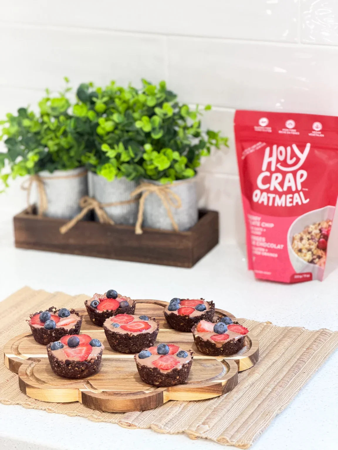 Healthy Chocolate Cookie Cups