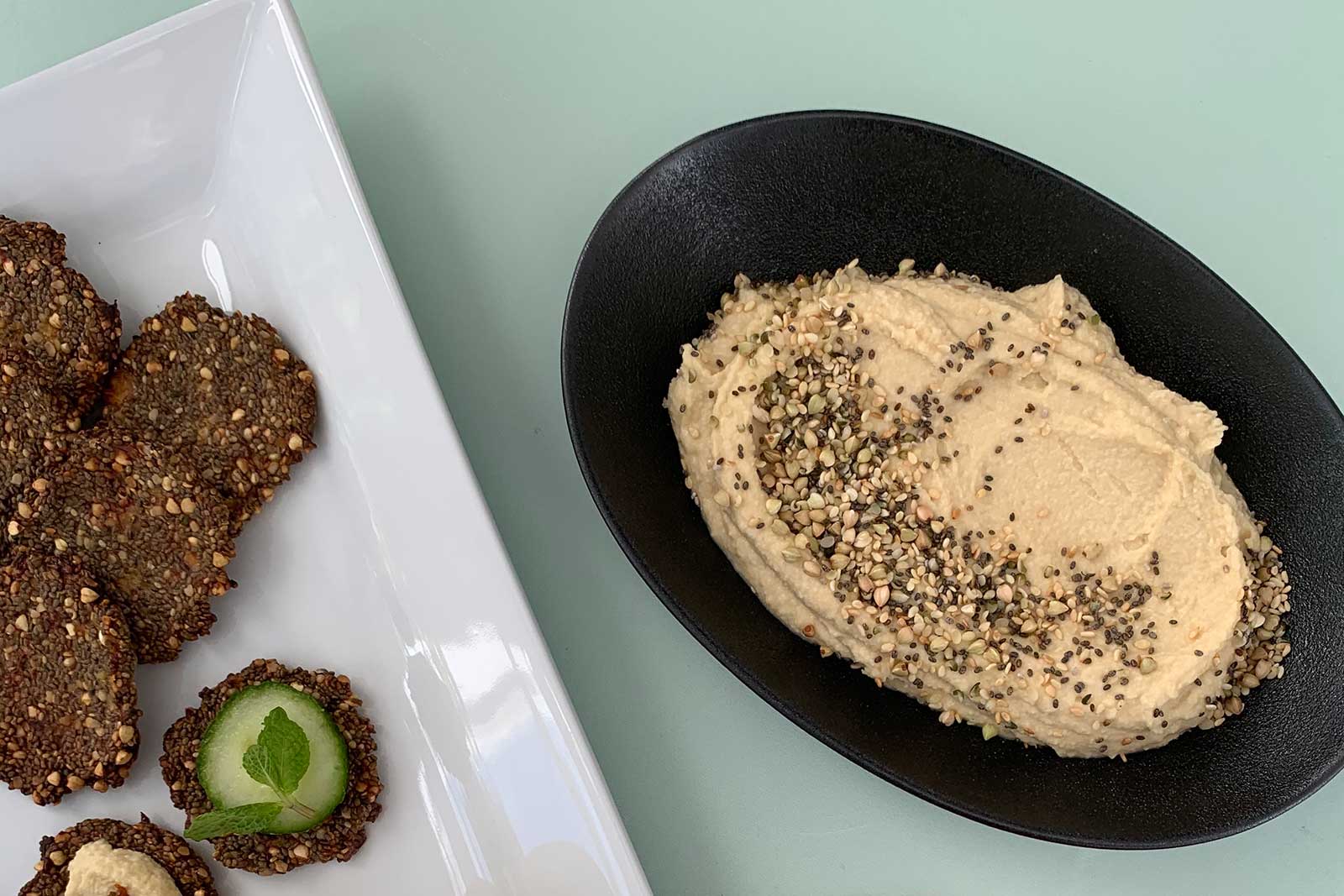 Everything Bagel Bean Dip