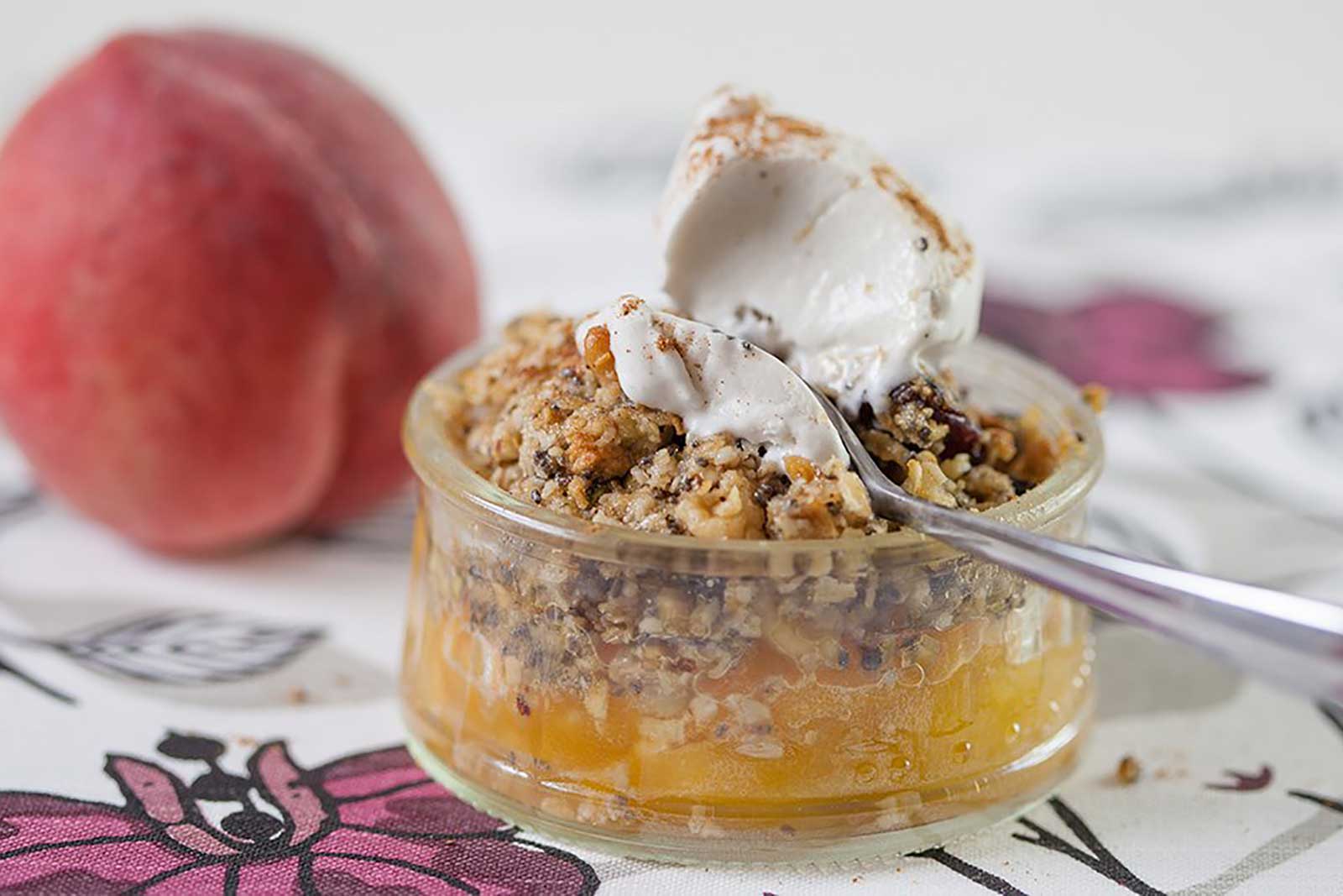 Peach Crumble