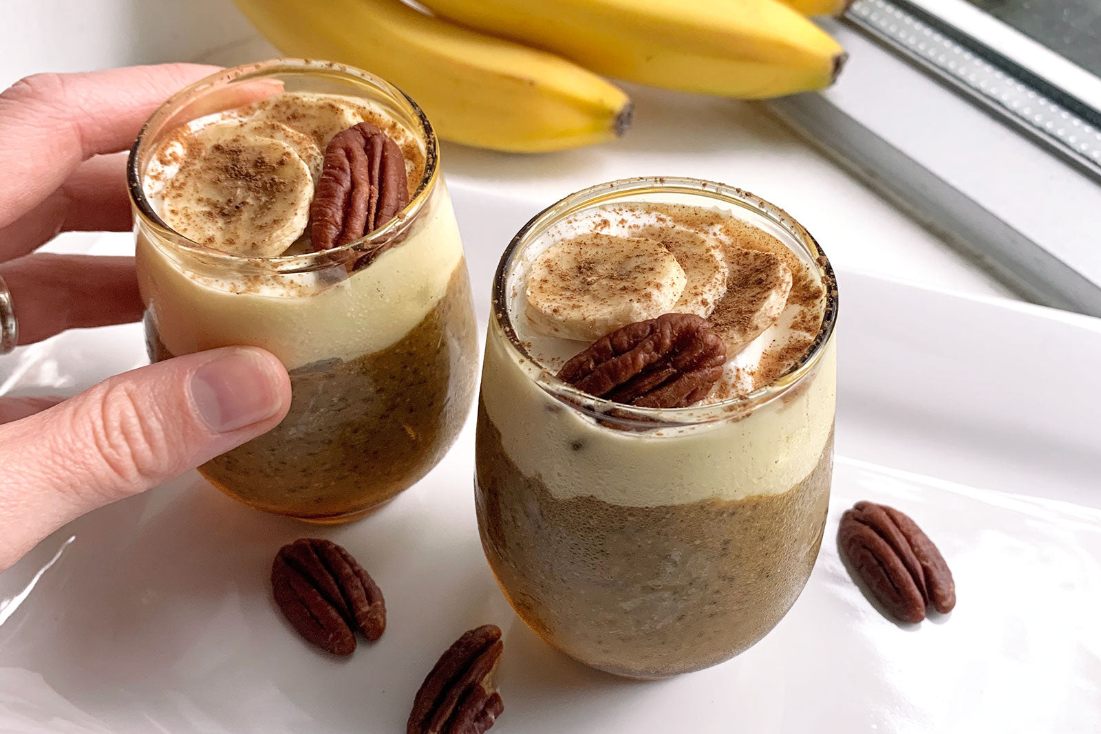 Chocolate Banana Cream Pie Parfait