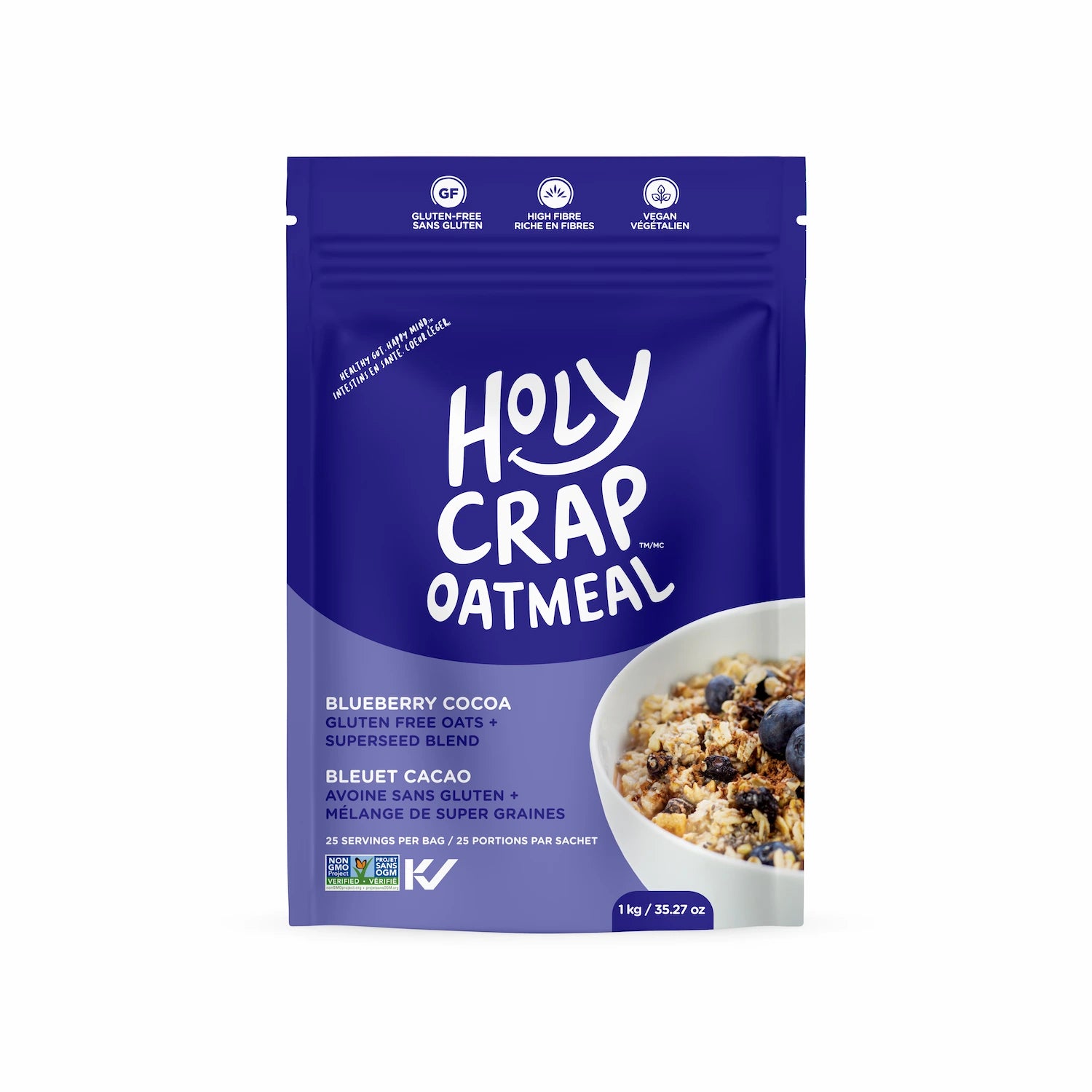 Blueberry Cocoa Gluten-Free Oatmeal | 1x1KG