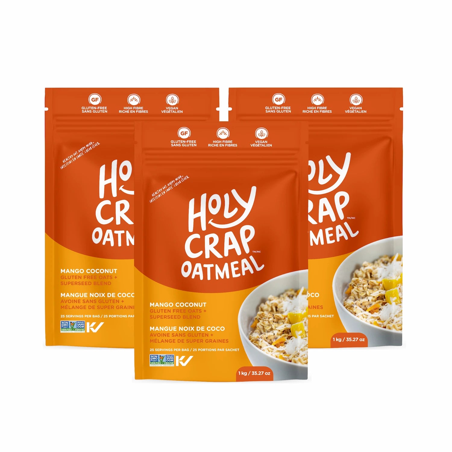 Mango Coconut Gluten-Free Oatmeal | 3x1KG
