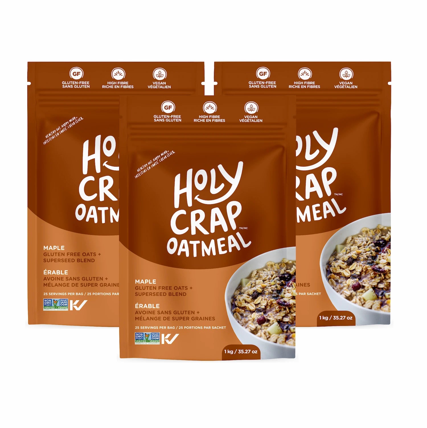 Maple Gluten-Free Oatmeal | 3x1KG