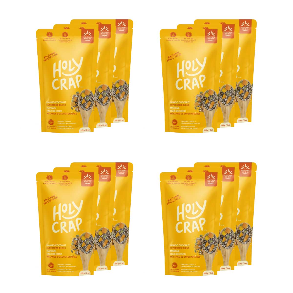 Mango Coconut Superseed Cereal | 12x225g